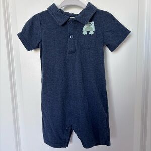 First Impressions Navy Blue Bodysuit